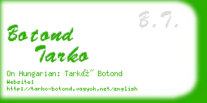 botond tarko business card