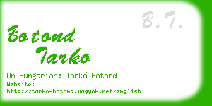 botond tarko business card